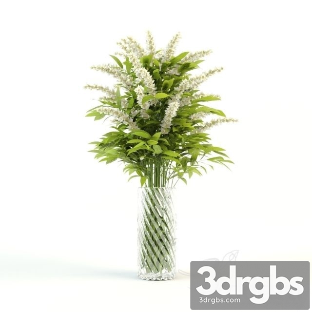 Flower In A Vase 3dsmax Download - thumbnail 1