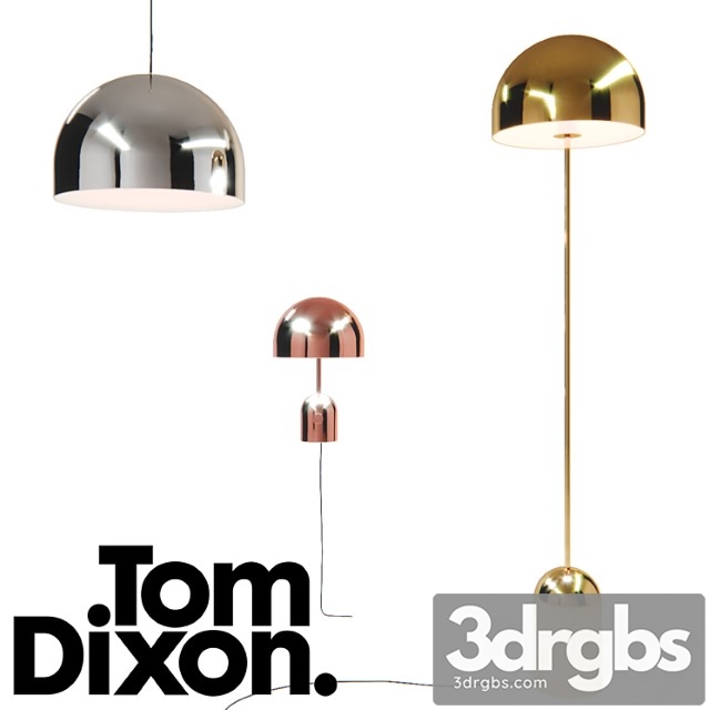 Tom dixon bell lamp collection 3dsmax Download - thumbnail 1