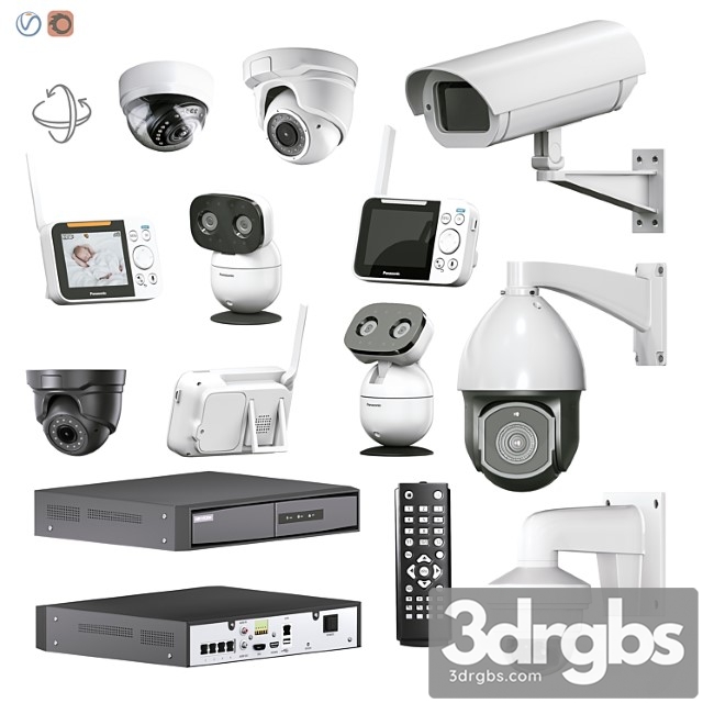 Surveillance Kit 3dsmax Download - thumbnail 1