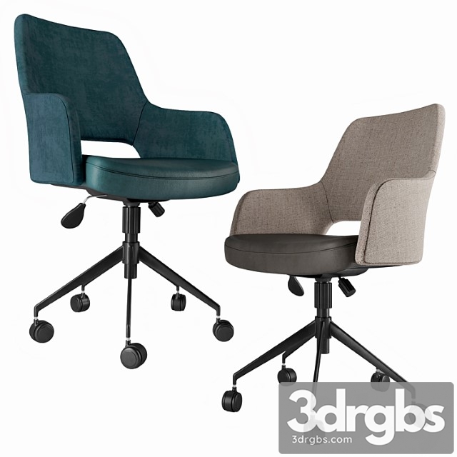 Desi tilt office chair 2 3dsmax Download - thumbnail 1