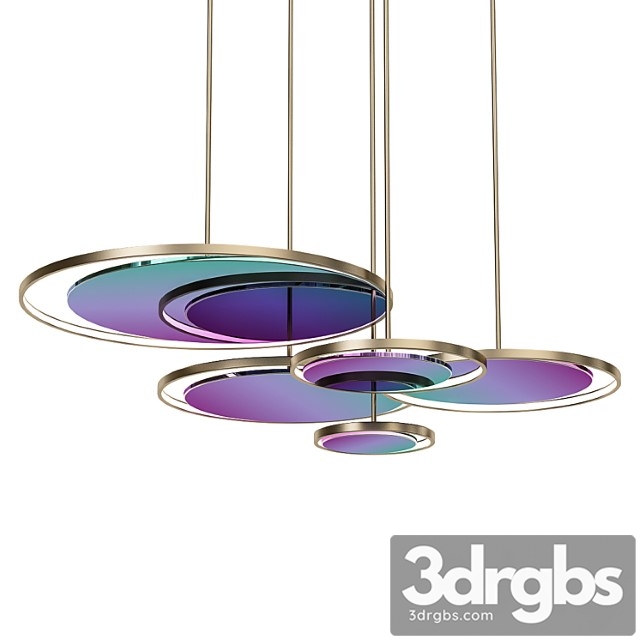 Suspebded Luminaires In Disc Shape 3dsmax Download