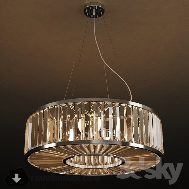GRAMERCY HOME – AMELIE CHANDELIER CH080-8 3DS Max - thumbnail 3