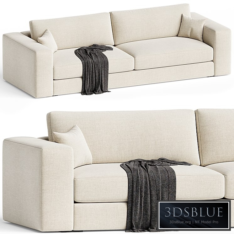 “Oceanside 102″” Wide-Arm Sofa” 3DS Max - thumbnail 3