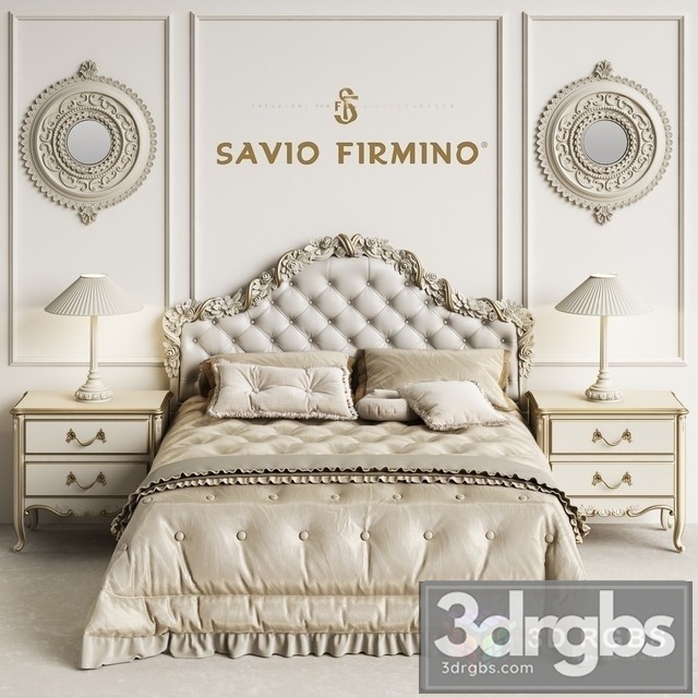 Savio Firmino 1696 Bed 3dsmax Download - thumbnail 1