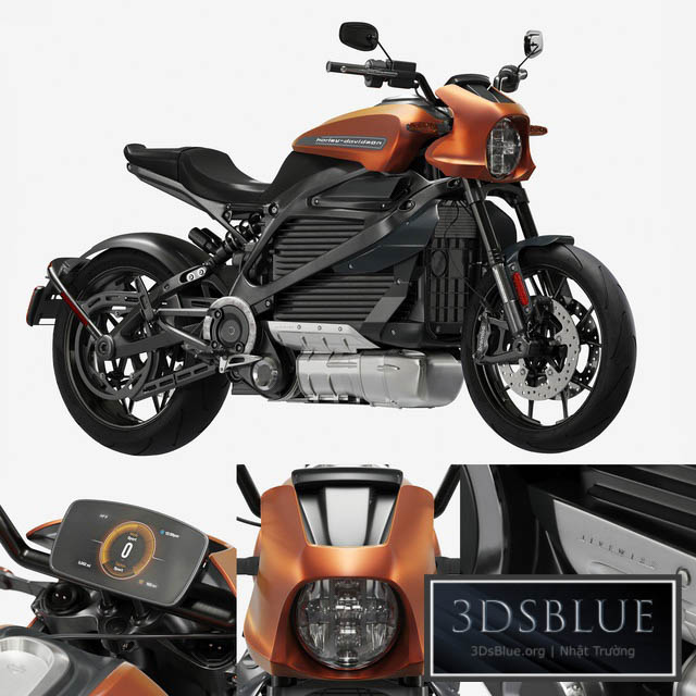 Harley davidson livewire 3DS Max - thumbnail 3