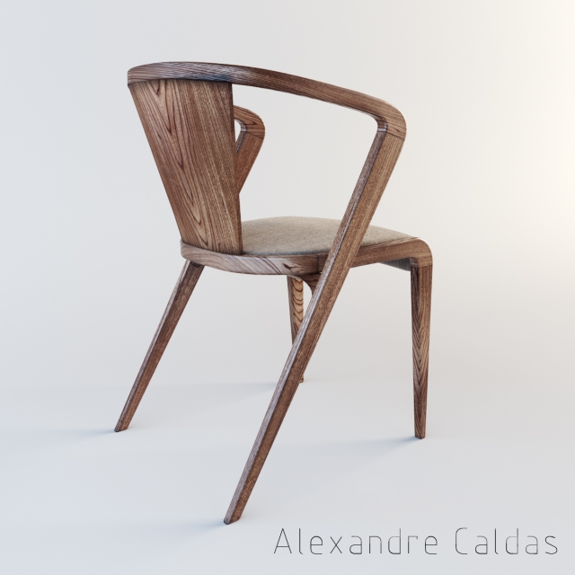 Root Chair by Alexandre Caldas 3DS Max - thumbnail 3