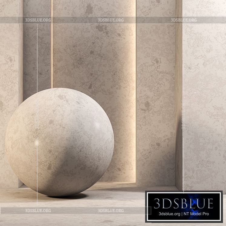 Marble Stone Texture 4k – Seamless – Tileable 3DS Max - thumbnail 3