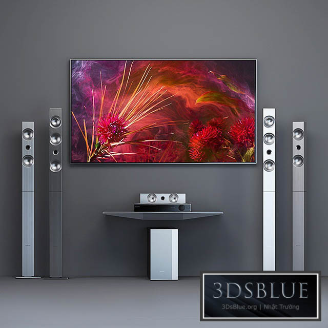 Home Theater Samsung HT-F9750W + tv Samsung Frame 3DS Max - thumbnail 3