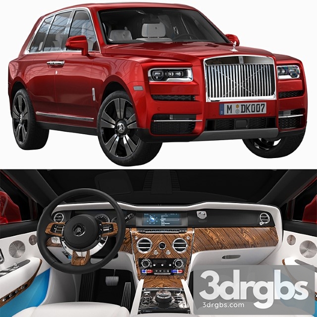 Rolls-Royce Cullinan 3dsmax Download - thumbnail 1