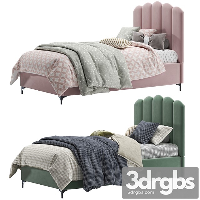Willow Single Bed 3dsmax Download - thumbnail 1