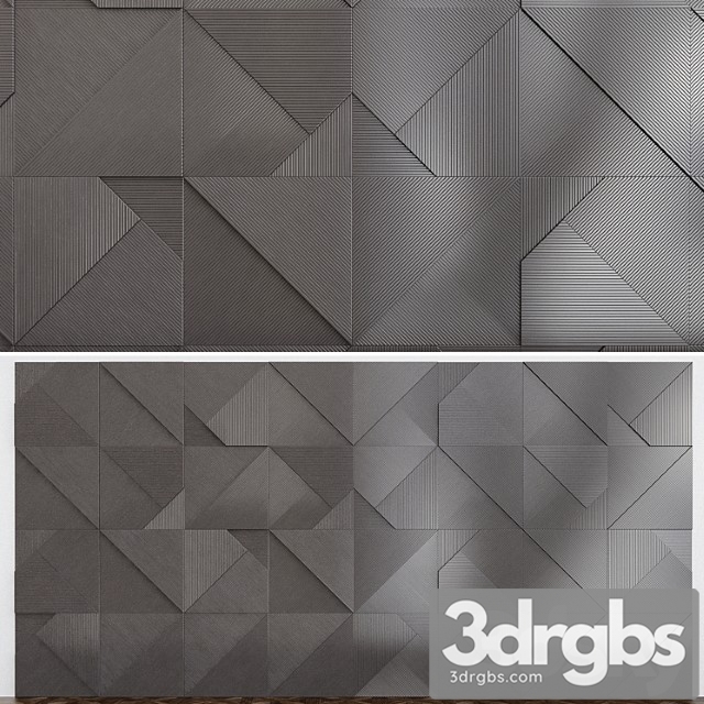 Alivio stripes 3d gypsum panels 3dsmax Download - thumbnail 1