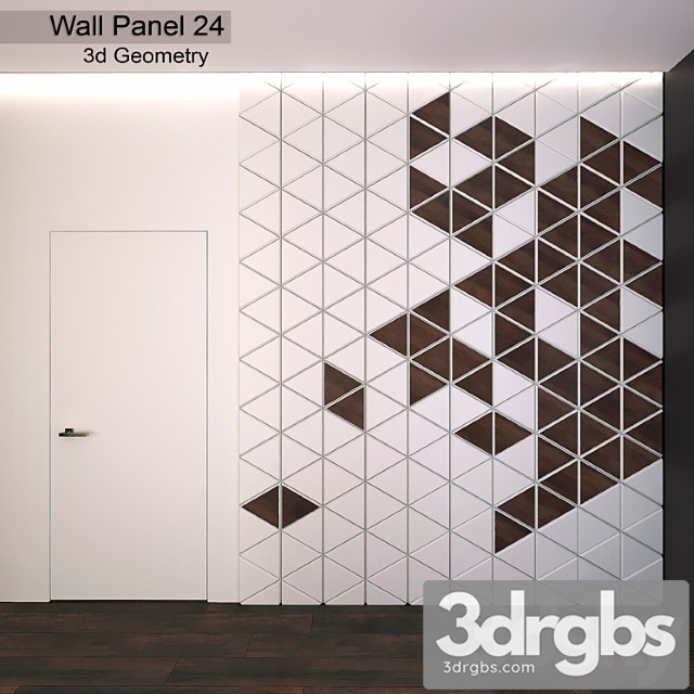 Wall panel 24_2 3dsmax Download - thumbnail 1