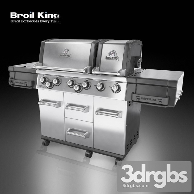 Grill Broil King IMPERIAL XL 3dsmax Download - thumbnail 1