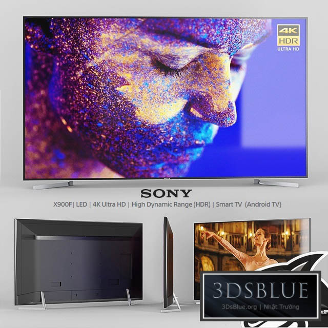 Sony X900F LED | 4K Ultra HD | HDR | Smart TV (Android TV) 3DS Max - thumbnail 3