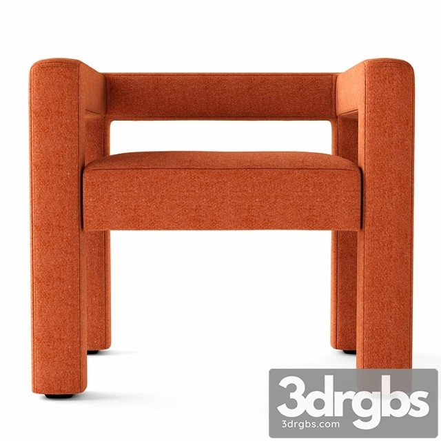 Faina design toptun armchair 3dsmax Download - thumbnail 1