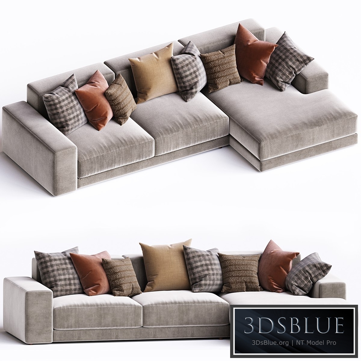 Sofa from collection corona #10 3DS Max - thumbnail 3