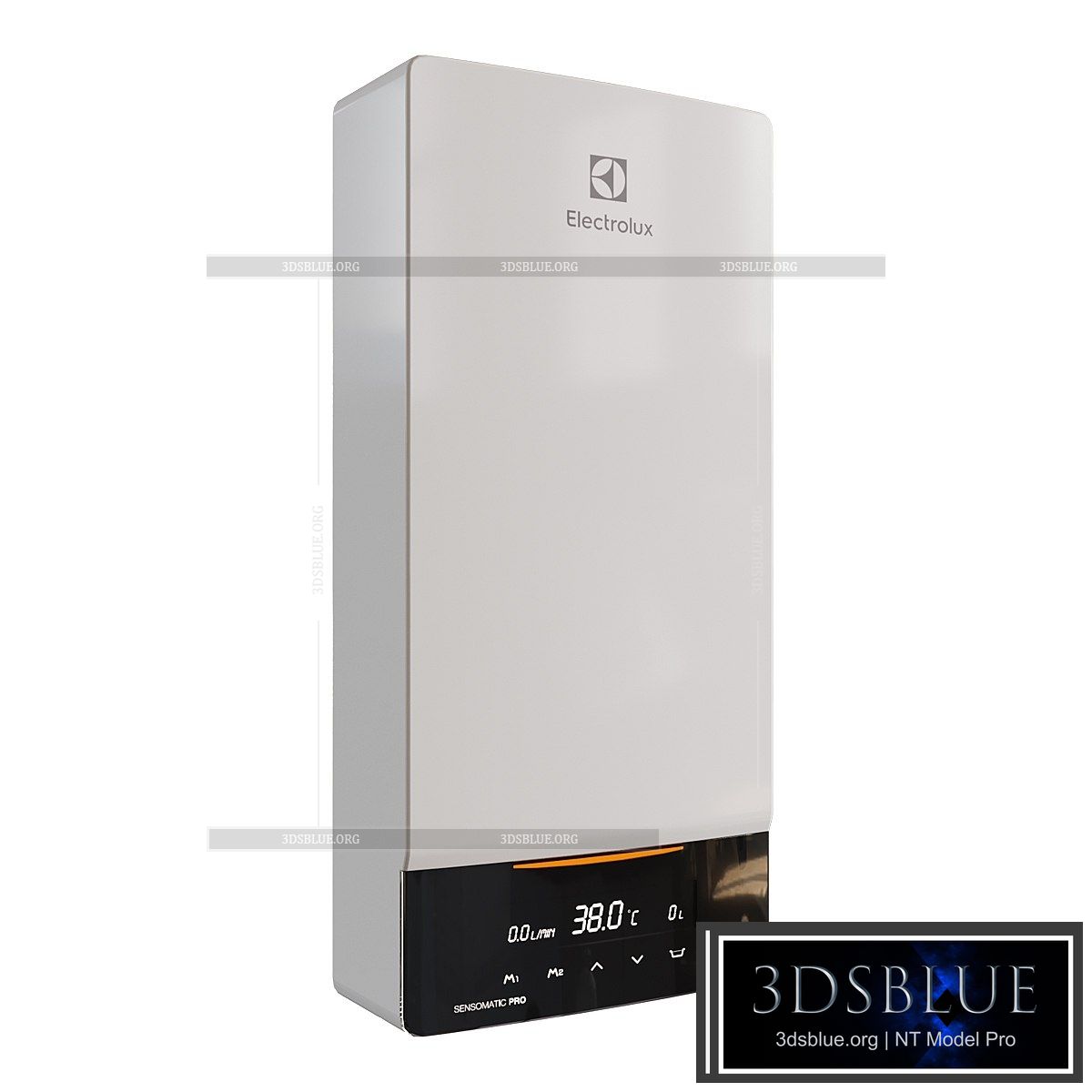 Electrolux NPX 18-24 Sensomatic Pro electric instantaneous water heater 3DS Max - thumbnail 3