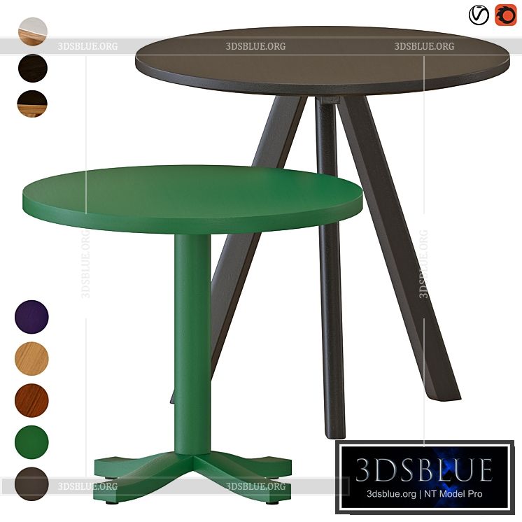 HAY PASTIS COFFEE TABLE 3DS Max - thumbnail 3