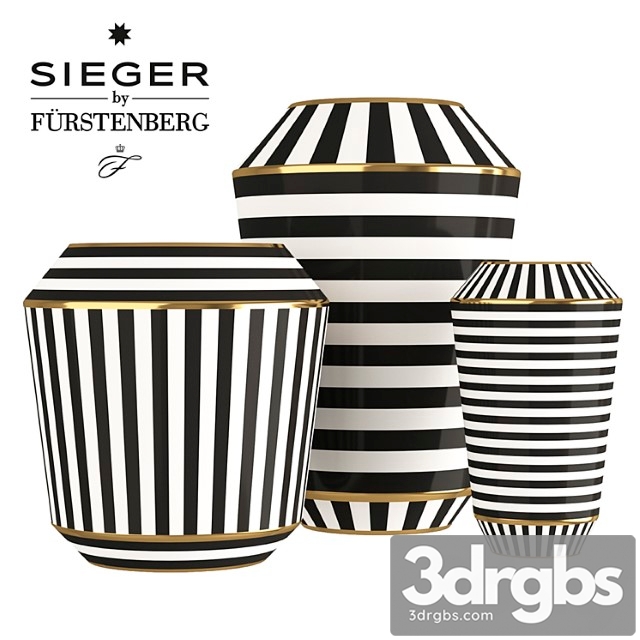 Vase Sieger by furstenberg luna vases 3dsmax Download - thumbnail 1