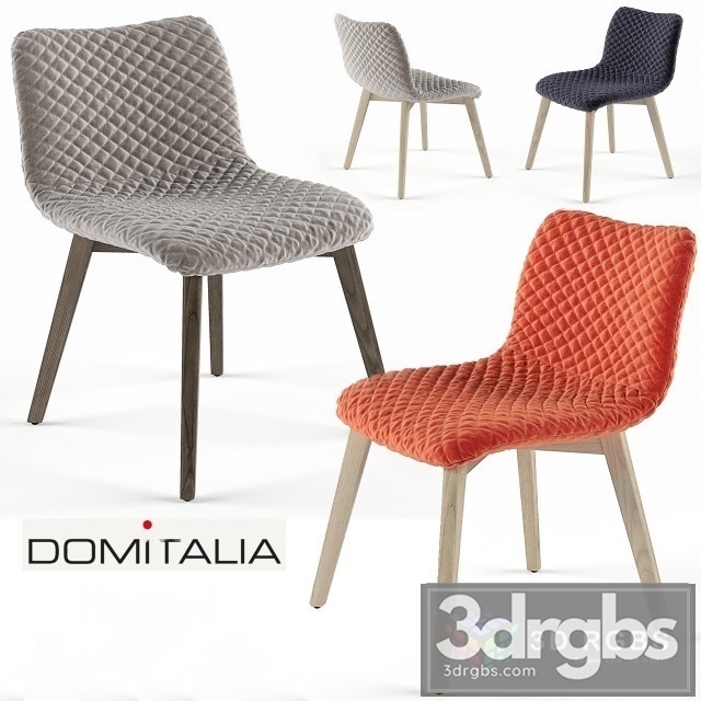 Dom Italy Chair 3dsmax Download - thumbnail 1
