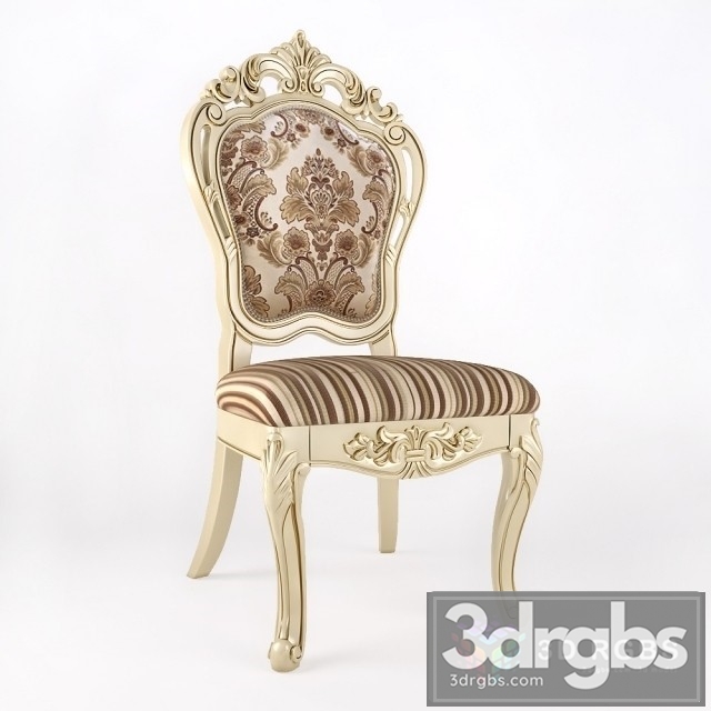 Classic Dining Chair 3dsmax Download - thumbnail 1