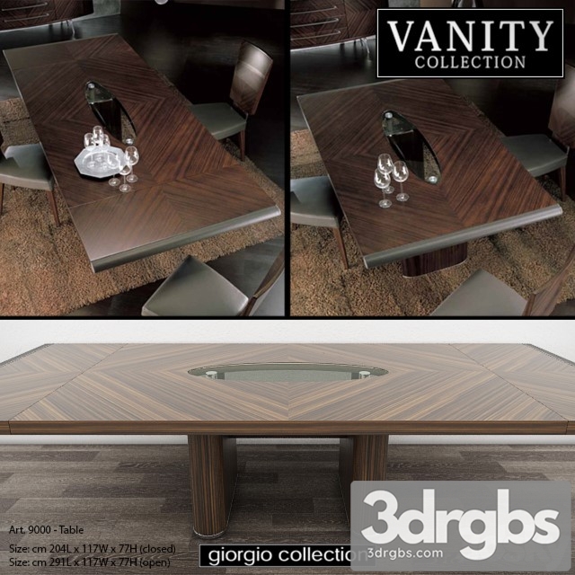 Giorgio Collection Vanity Art 9000 Table 3dsmax Download - thumbnail 1
