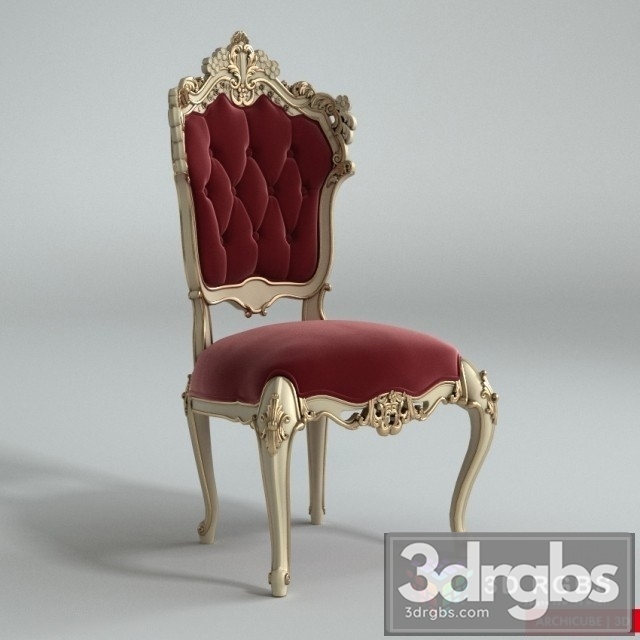 Classic Luxury Chair 3dsmax Download - thumbnail 1