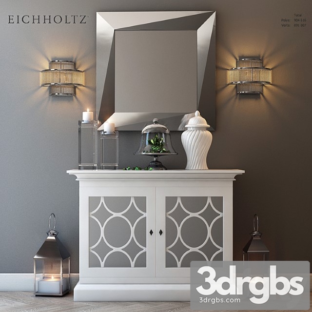 Decorative set eichholtz decor set 2 3dsmax Download - thumbnail 1