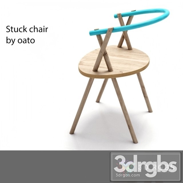 Oato Stuck Chair 3dsmax Download - thumbnail 1