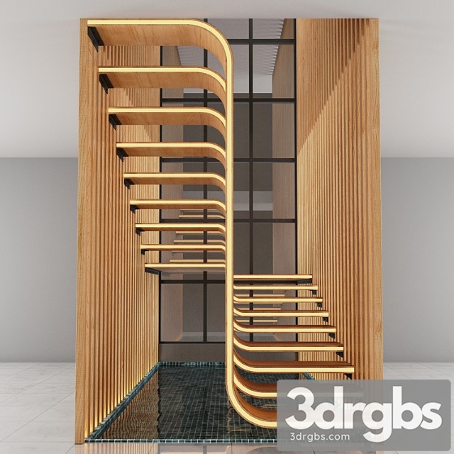 Modern Stair 2 3dsmax Download