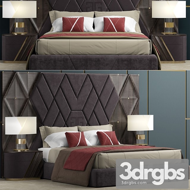 Luxury Bed 2020 3dsmax Download - thumbnail 1