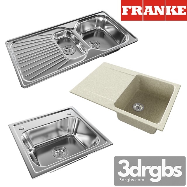 Kitchen Sink Franke 1 3dsmax Download - thumbnail 1