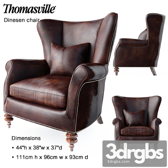 Thomasville Dinesen Chair 3dsmax Download - thumbnail 1