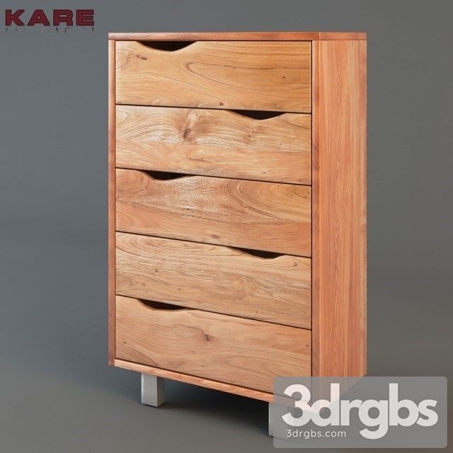 Kare Design Nature Line Ladekast 3dsmax Download - thumbnail 1