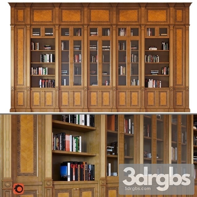 Classic Cabinet Office 3dsmax Download - thumbnail 1