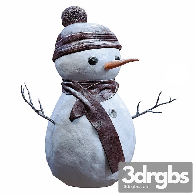 Snowman 2 3dsmax Download - thumbnail 1