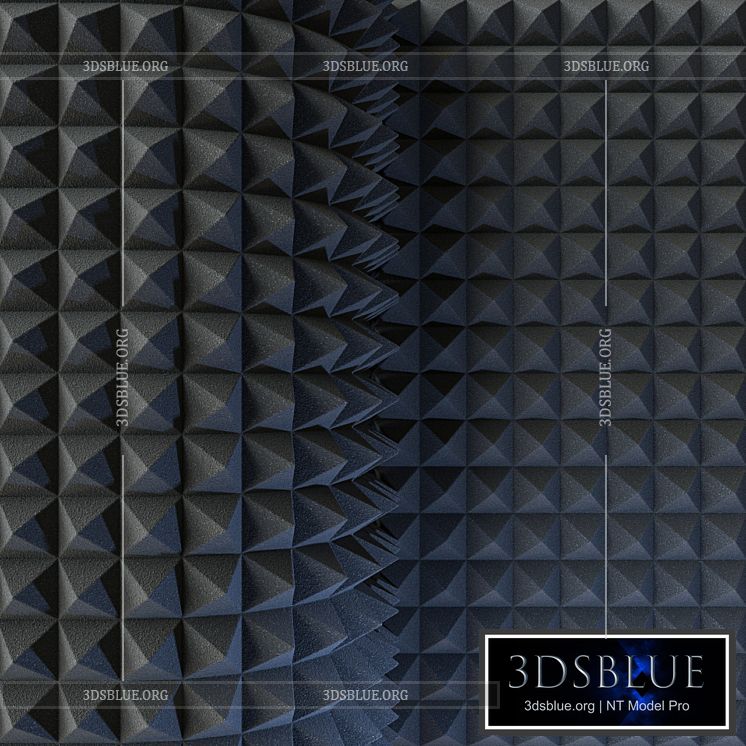 acoustic panels 3DS Max - thumbnail 3