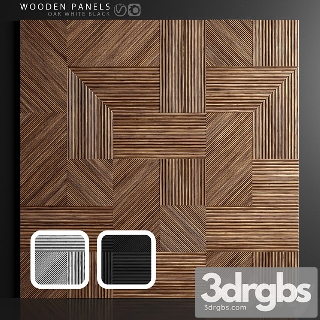 Wooden Panels 3 3dsmax Download - thumbnail 1