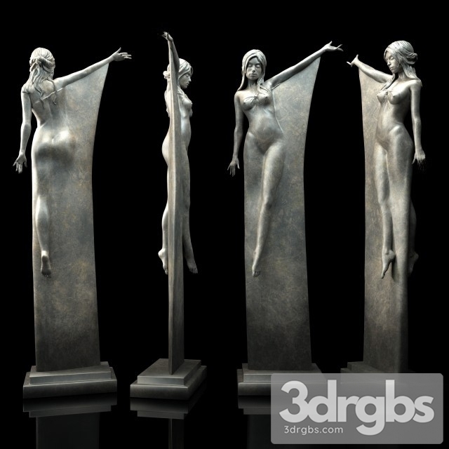 Seraphina Sculture 3dsmax Download - thumbnail 1