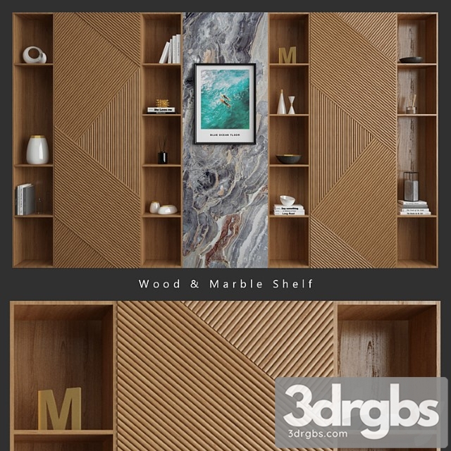 W & m shelf 3dsmax Download - thumbnail 1