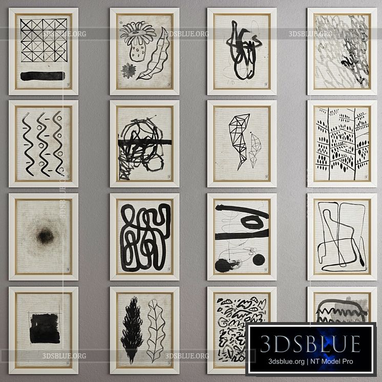 Framed Artwork collection 5 3DS Max - thumbnail 3