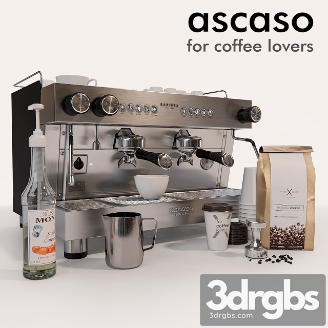 Coffee Machine Barista 3dsmax Download - thumbnail 1