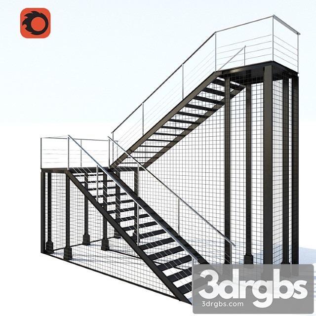 Staircase loft 3dsmax Download