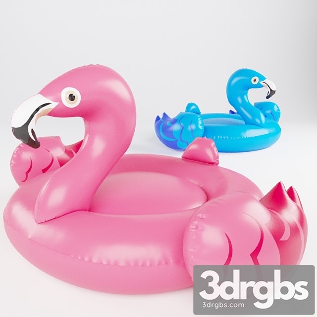 Swimming Flamingo 3dsmax Download - thumbnail 1