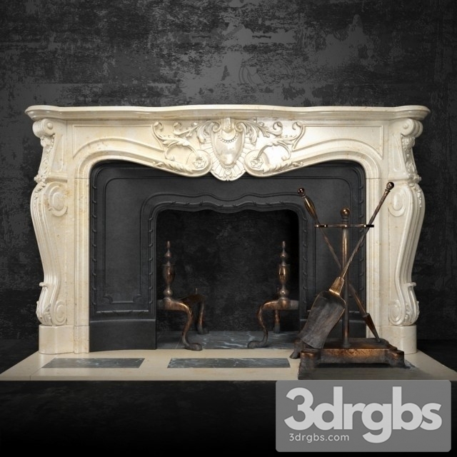 Camino Classic Fireplace 3dsmax Download - thumbnail 1