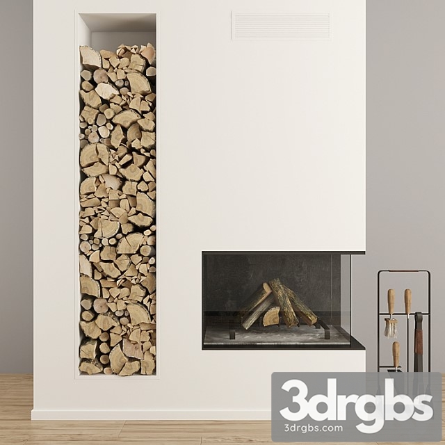 Fireplace Modern 38 3dsmax Download
