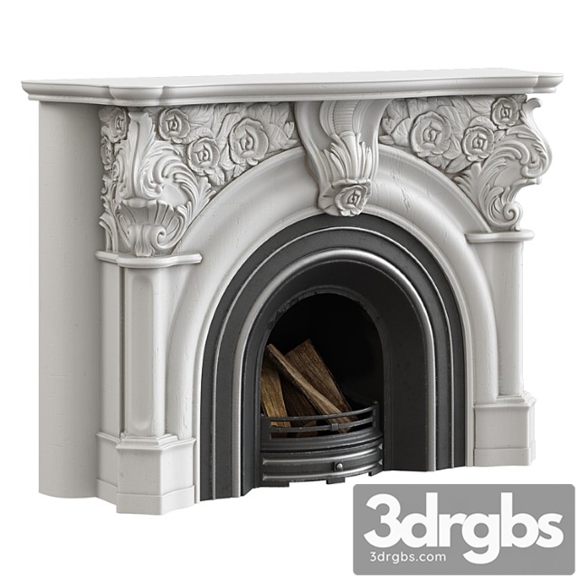 Victorian fireplace 3dsmax Download - thumbnail 1