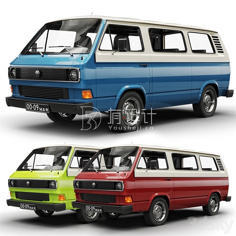 Volkswagen_Transporter_T3 – 3590 - thumbnail 1