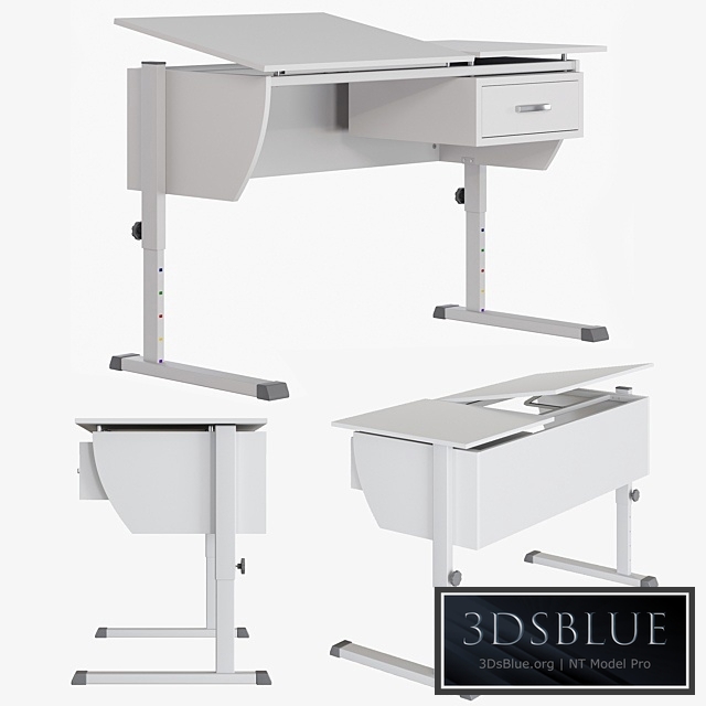 Student table Posture 120 Hoff 3DS Max - thumbnail 3