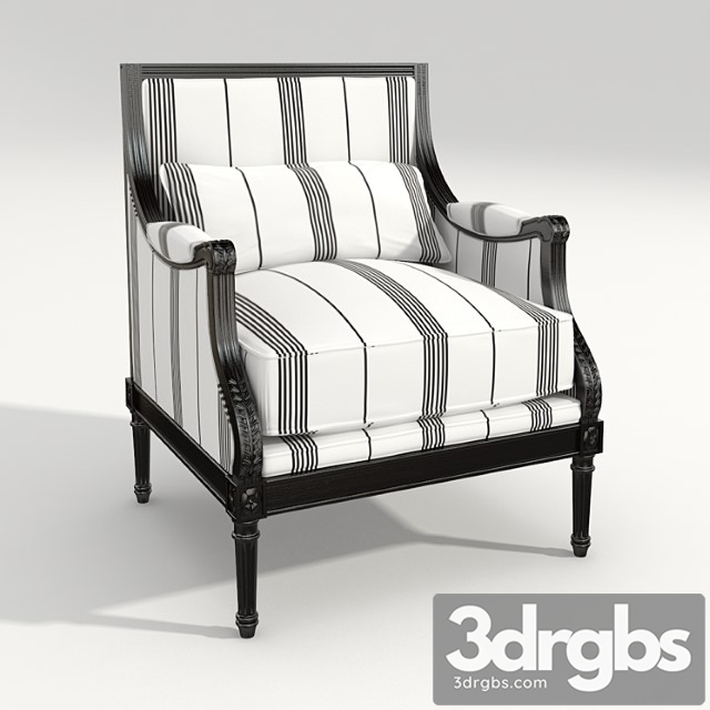 Roche Bobois Premium Chair 3dsmax Download - thumbnail 1